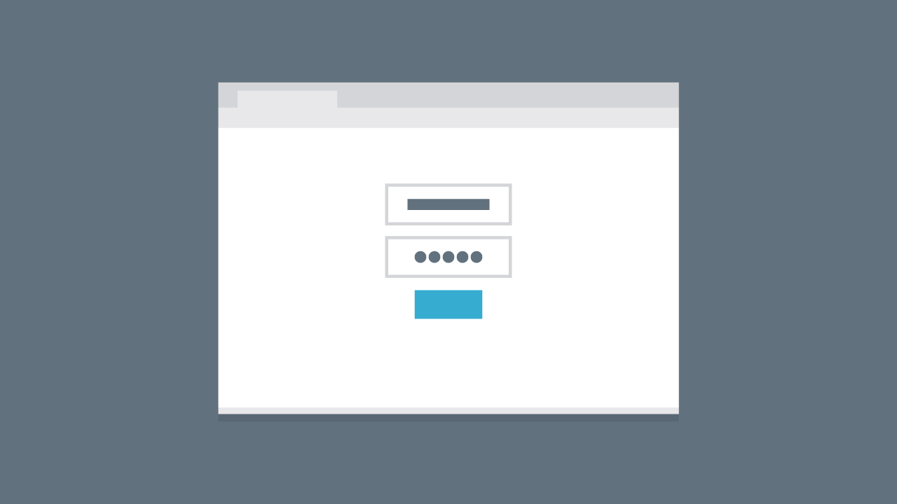A simple web page layout with gray background